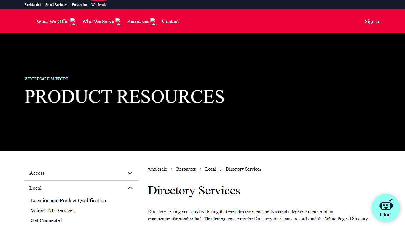 Directory Services Frontier® Wholesale